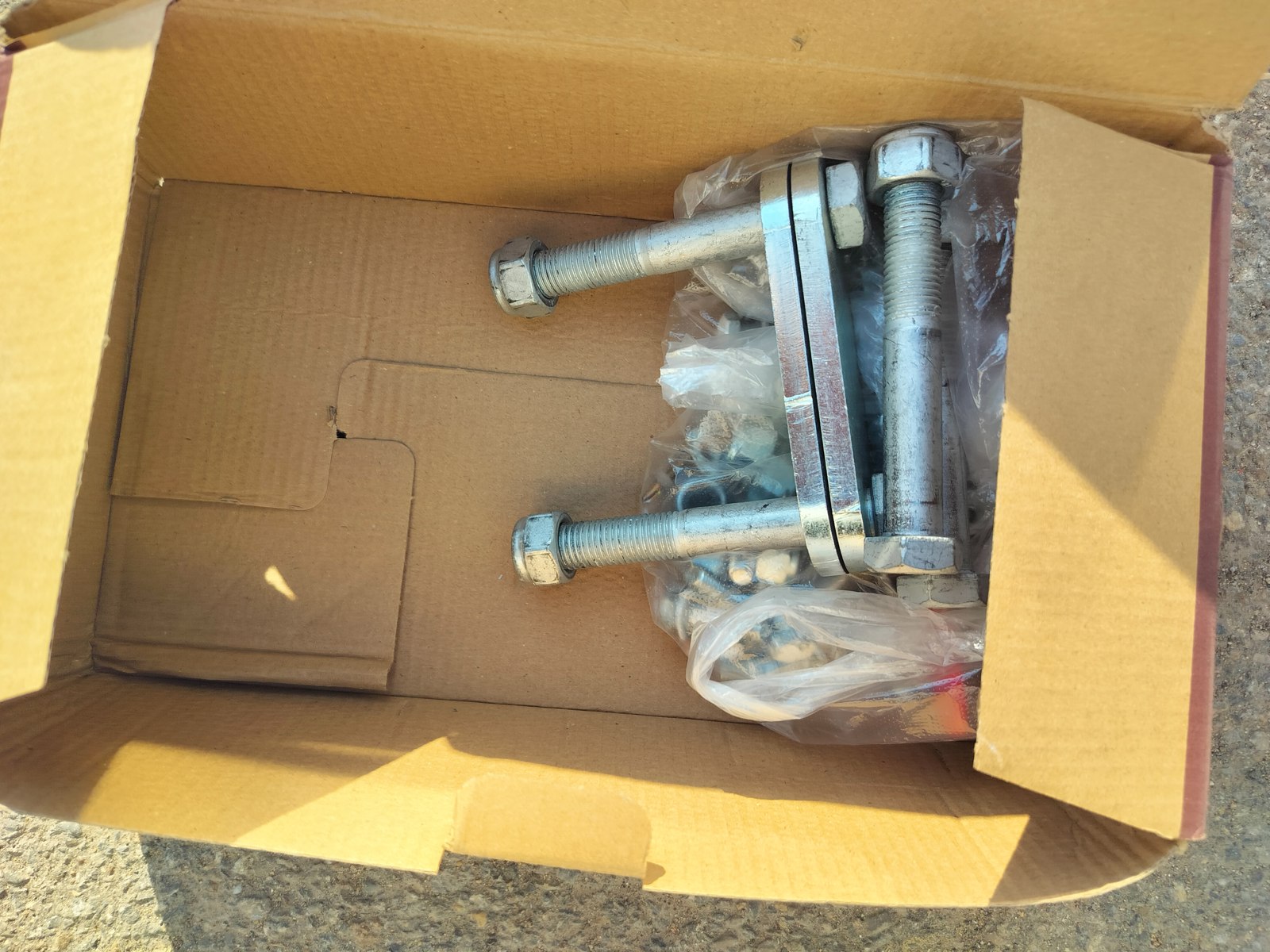 Small removed connectors collected together